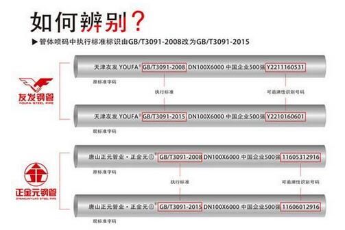 如何辨別新老標(biāo)鋼管？